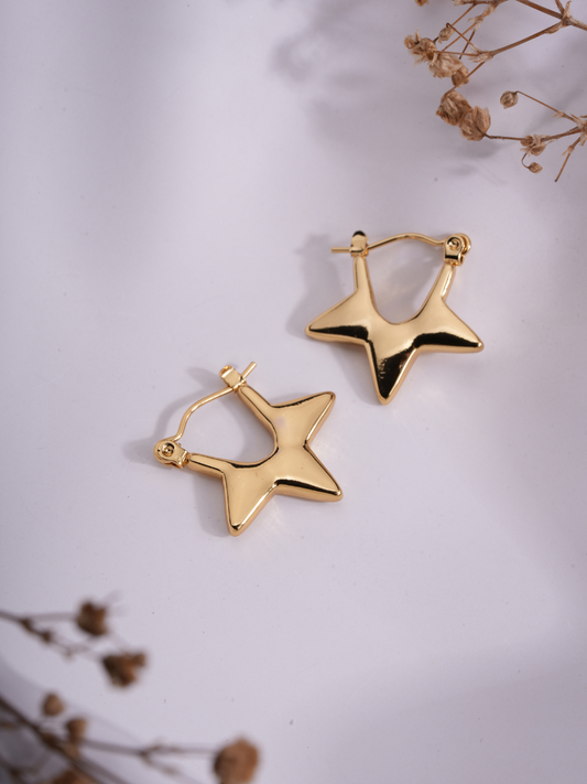 Starstruck Gleam – Anti Tarnish Hoops