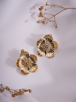 Floral Glaze – Anti Tarnish Earrings