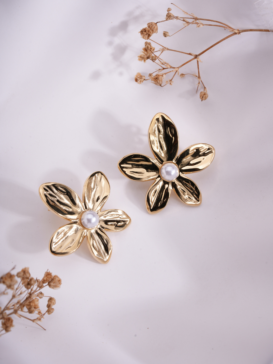 Twinkle Flora – Anti Tarnish Earrings