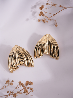 Lucky Fin Charm – Anti Tarnish Earrings
