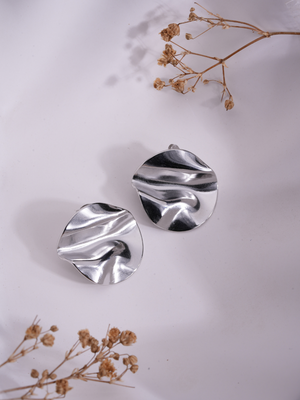 Frost Ripple – Anti Tarnish Earrings