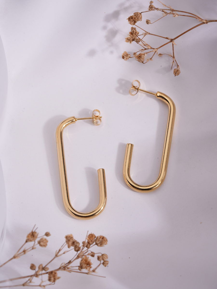 Luxe Curve – Anti Tarnish Hoops