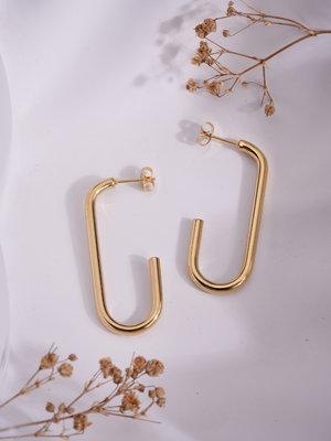 Luxe Curve – Anti Tarnish Hoops