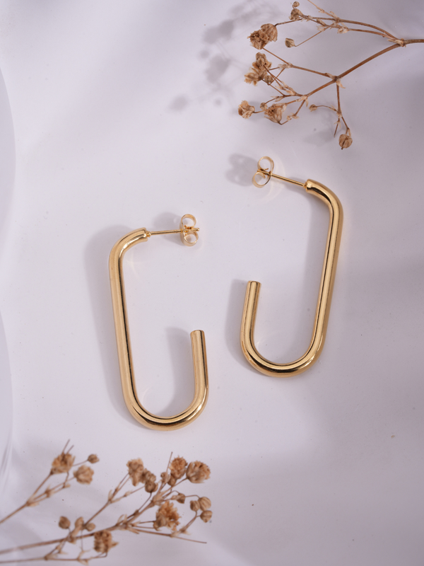 Luxe Curve – Anti Tarnish Hoops