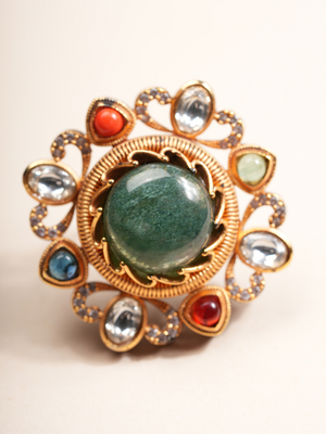 Navratna Majesty – Statement Ring
