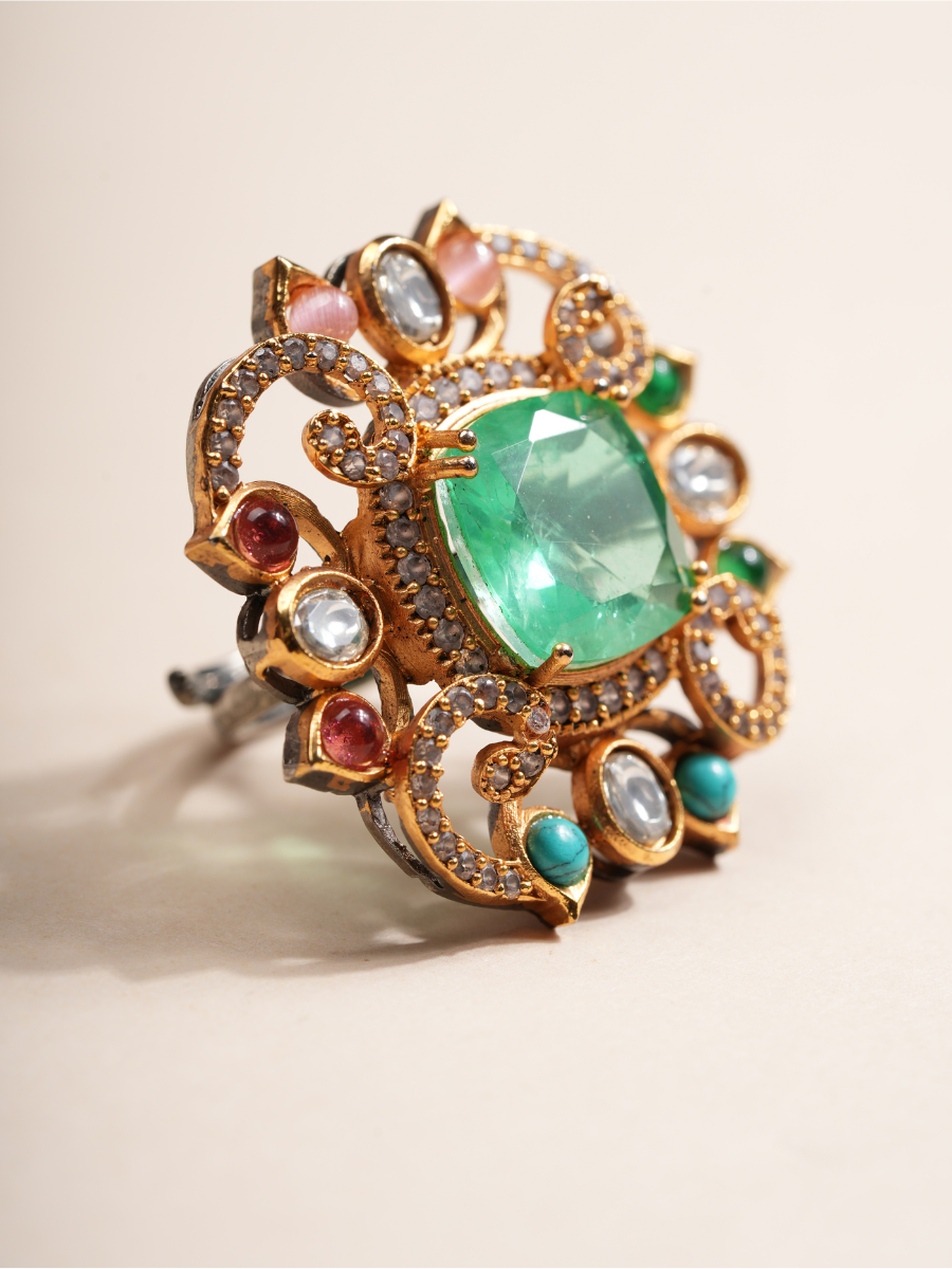 Queen’s Whisper – Statement Ring