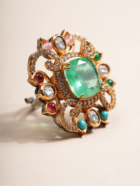 Queen’s Whisper – Statement Ring