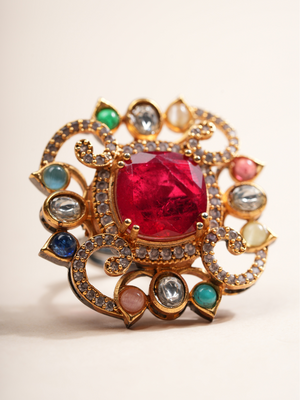 Royal Navratna Radiance Ring