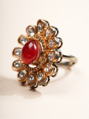 Ruby Radiance – Statement Ring