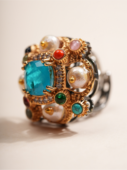 Navratna Glory – Statement Ring