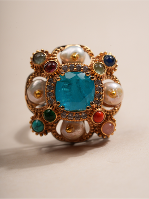 Navratna Glory – Statement Ring