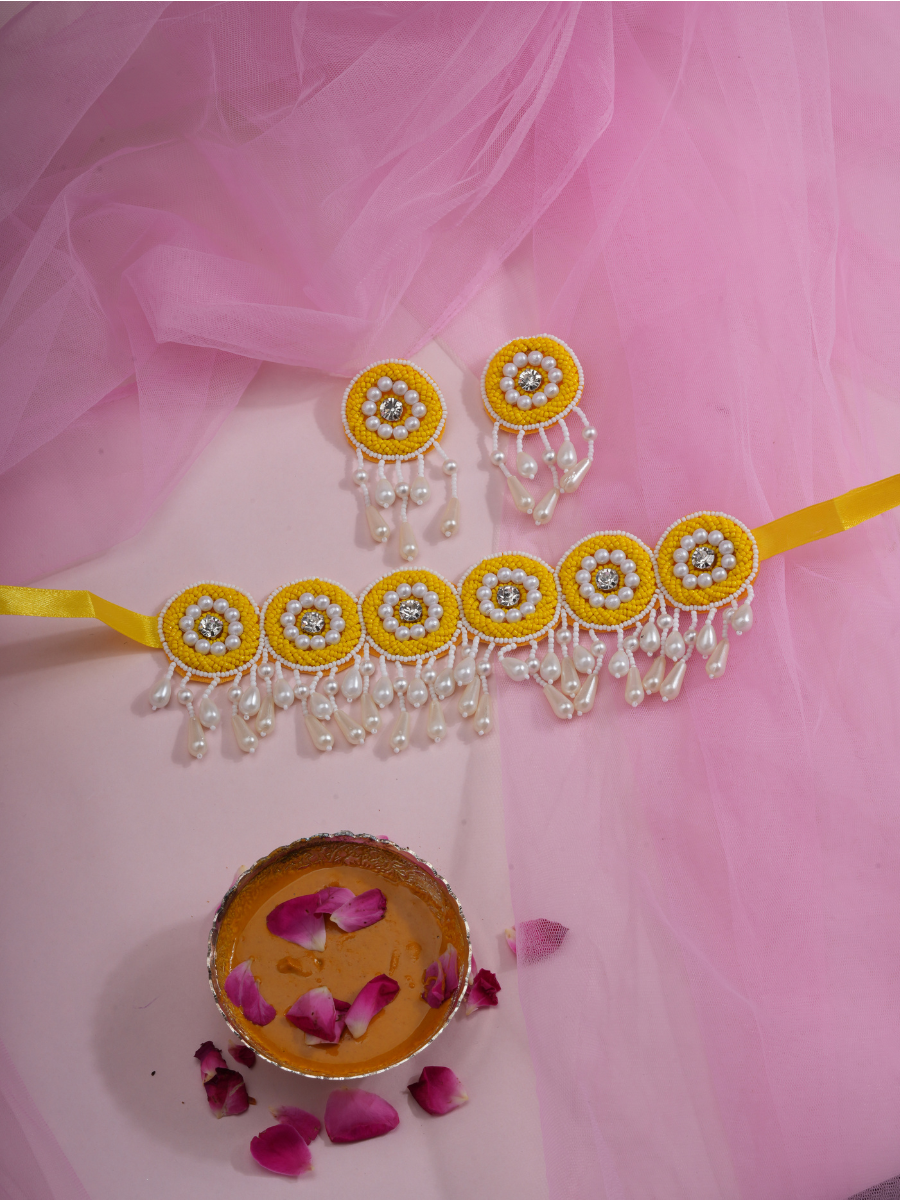 Haldi Halo – Handmade Jewellery Set