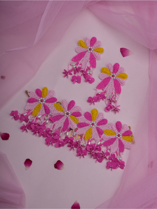 Phool Play – Handmade Floral Jewellery Set
