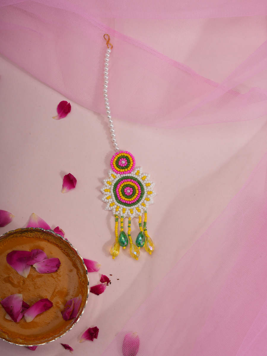 Phoolrani – Vibrant Handmade Haldi Jewellery Set
