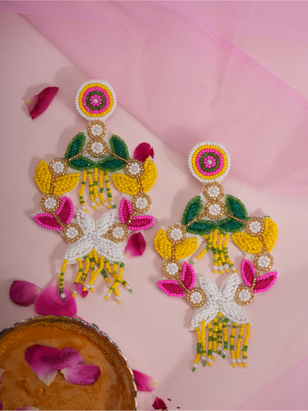 Phoolrani – Vibrant Handmade Haldi Jewellery Set