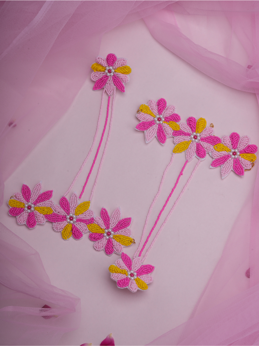 Phool Play – Handmade Floral Jewellery Set