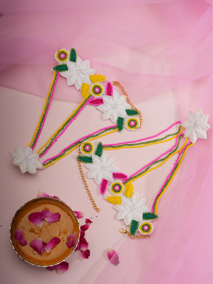 Phoolrani – Vibrant Handmade Haldi Jewellery Set
