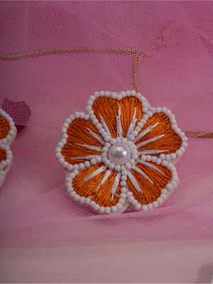 Zest Bloom – Handmade Floral Haldi Jewellery Set