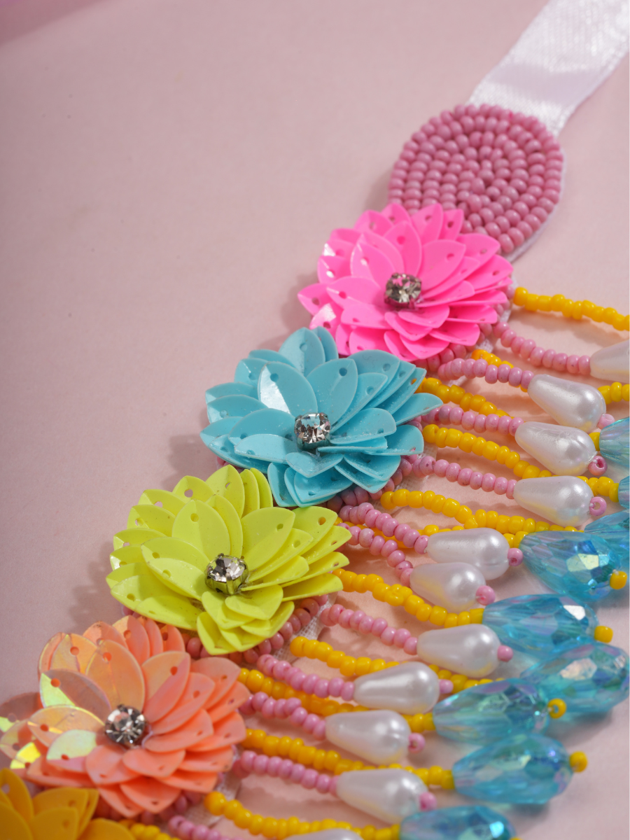 Mehfil Moods – Handmade Floral Jewellery Set