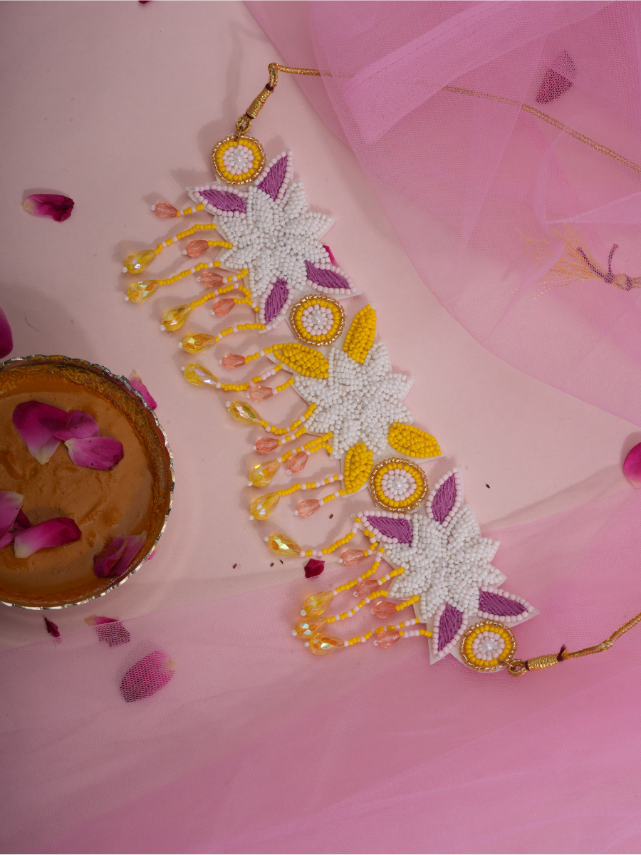 Phoolira – Handmade Haldi Floral Set