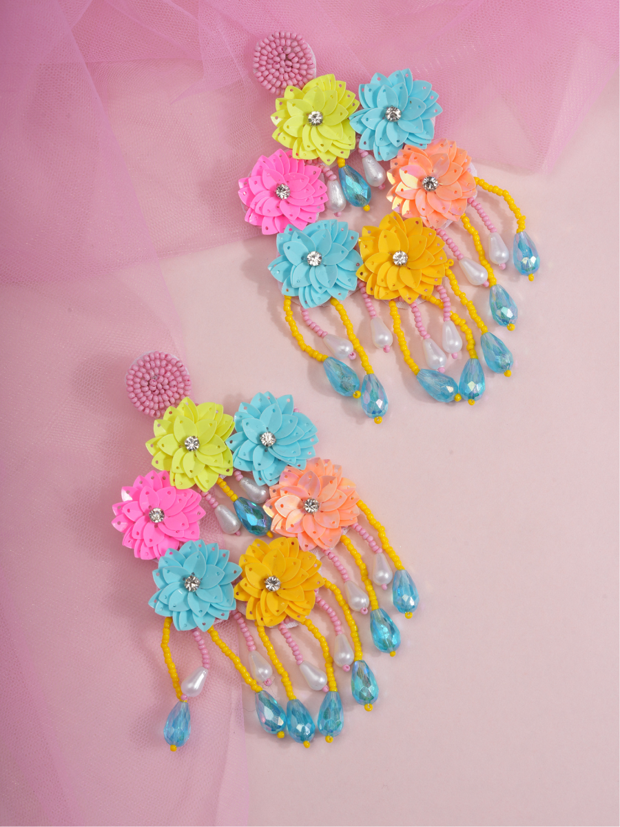 Mehfil Moods – Handmade Floral Jewellery Set