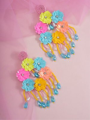 Mehfil Moods – Handmade Floral Jewellery Set