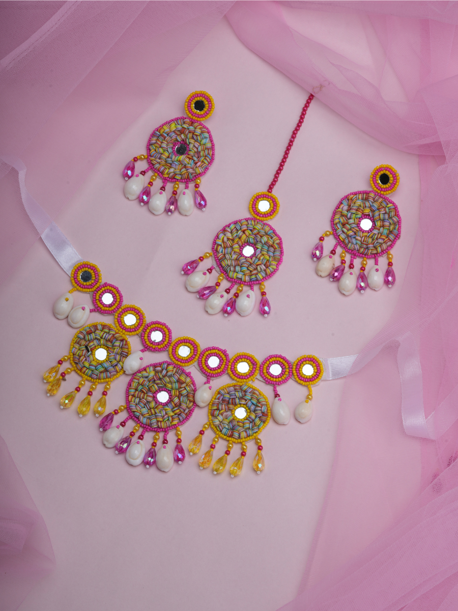 Disco Dalia – Handmade Boho Jewellery Set