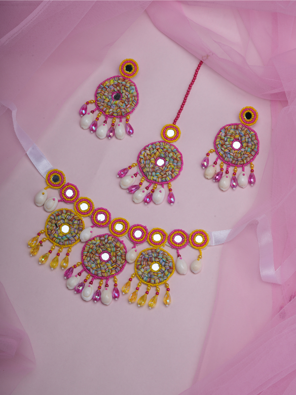 Disco Dalia – Handmade Boho Jewellery Set