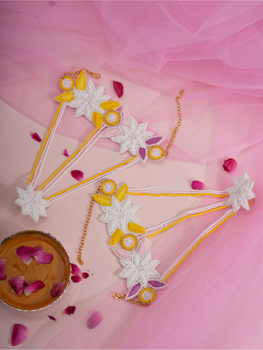 Phoolira – Handmade Haldi Floral Set