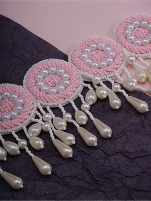 Rosy Raag – Handmade Beaded Jewellery Set