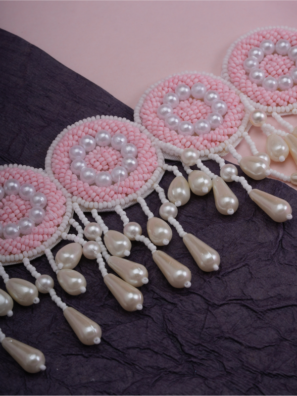 Rosy Raag – Handmade Beaded Jewellery Set