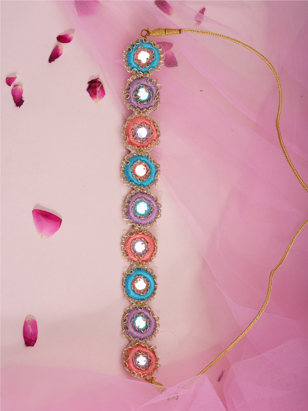 Gulbahaar Gaze – Handmade Pastel Floral Jewellery Set