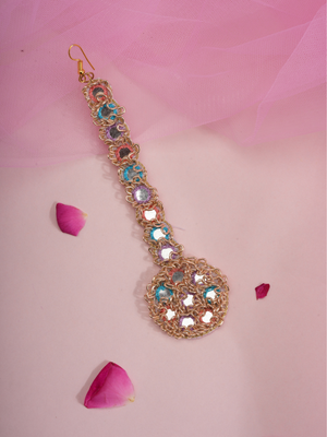 Gulbahaar Gaze – Handmade Pastel Floral Jewellery Set