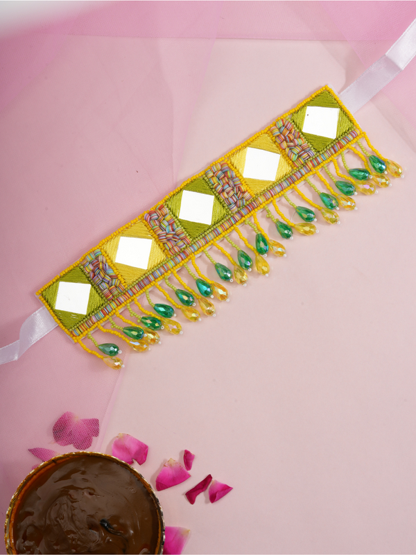 Zestara – Handmade Haldi Mirror Jewellery Set