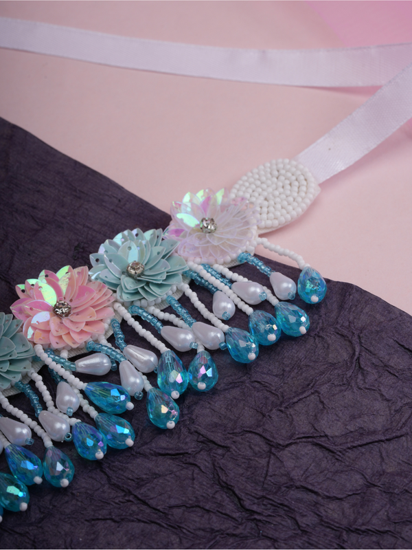 Frosted Bloom – Handmade Bridal Set