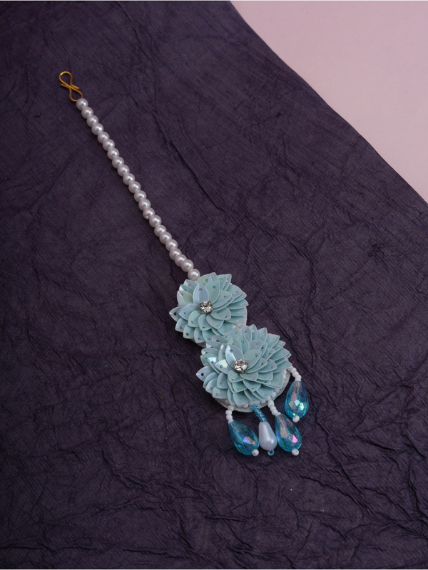 Frosted Bloom – Handmade Bridal Set