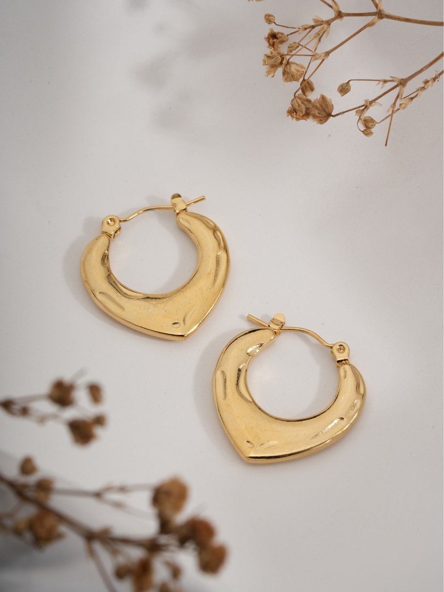 Melted Glow – Anti Tarnish Hoops